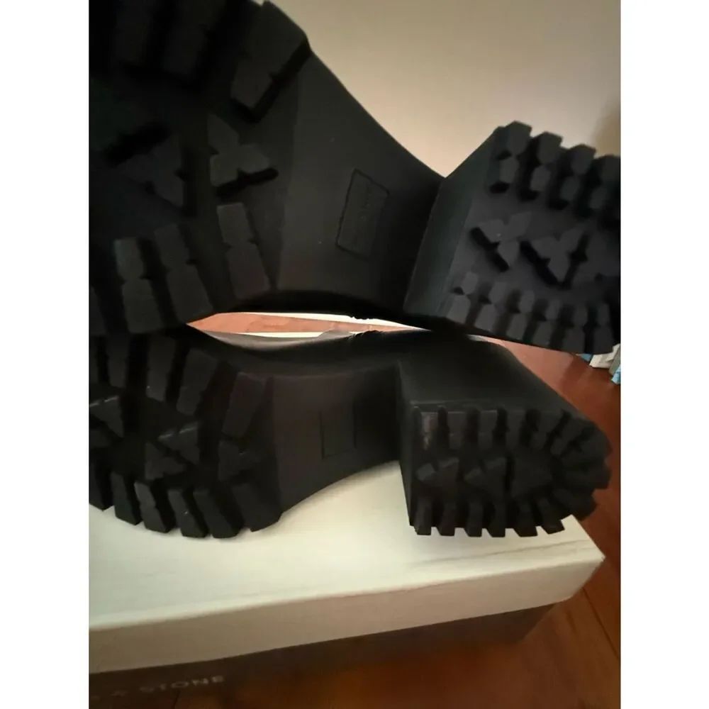 Salt And Stone Black Chunky Heel Chelsea Ankle Boots — image 6 of 8